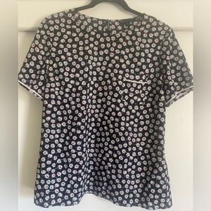 Brooks Brothers Daisy Print Top
